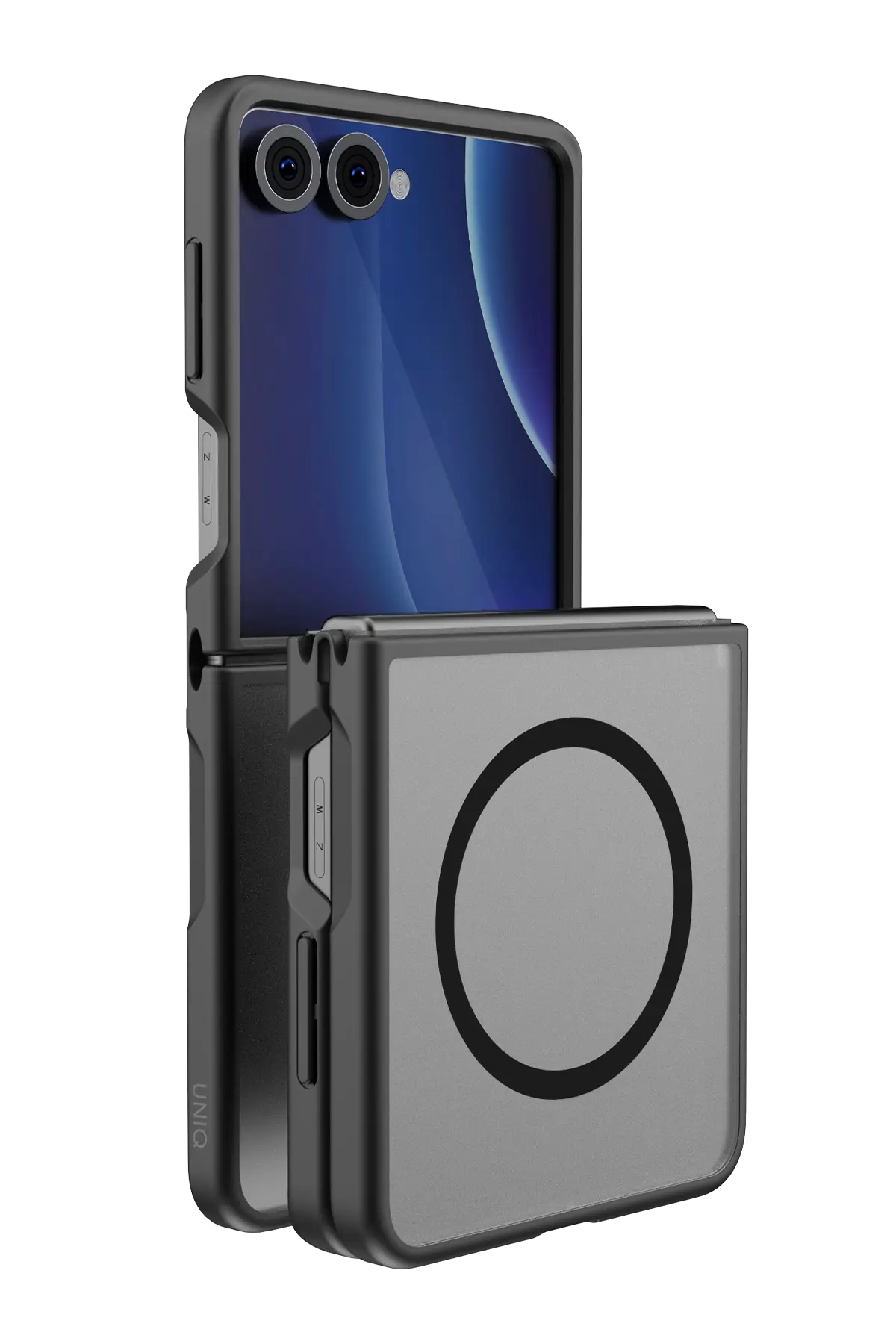 Uniq Samsung Galaxy Z Flip 8 Veren Magsafe Kapak - Siyah