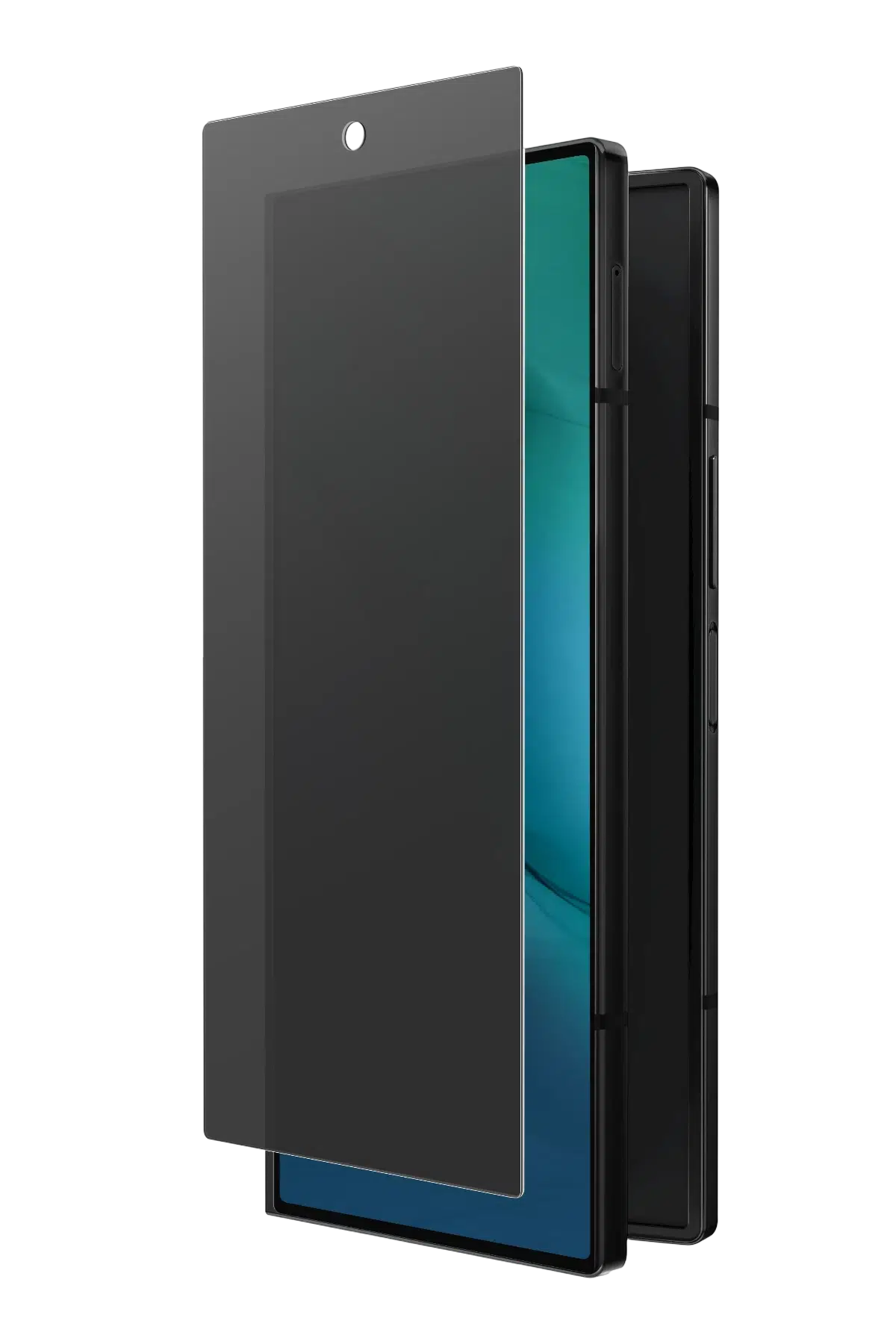 Uniq Samsung Galaxy Z Fold 7 Optix Hayalet Cam Ekran Koruyucu - Siyah