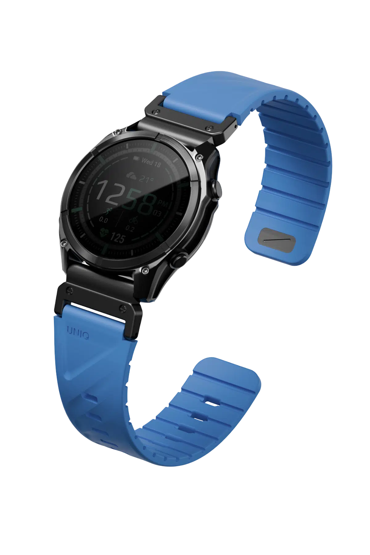 Uniq Watch 22mm Fluo Manyetik Kordon - Mavi
