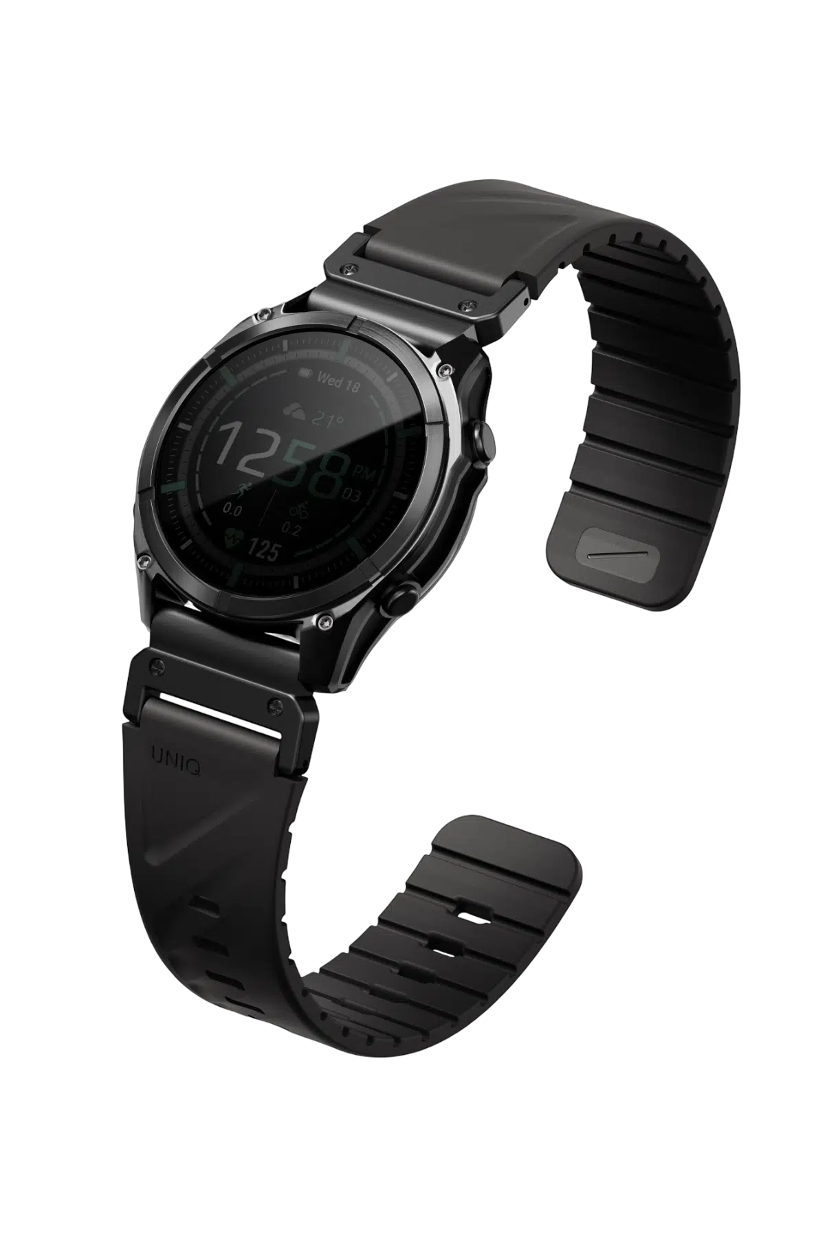 Uniq Watch 22mm Fluo Manyetik Kordon - Siyah
