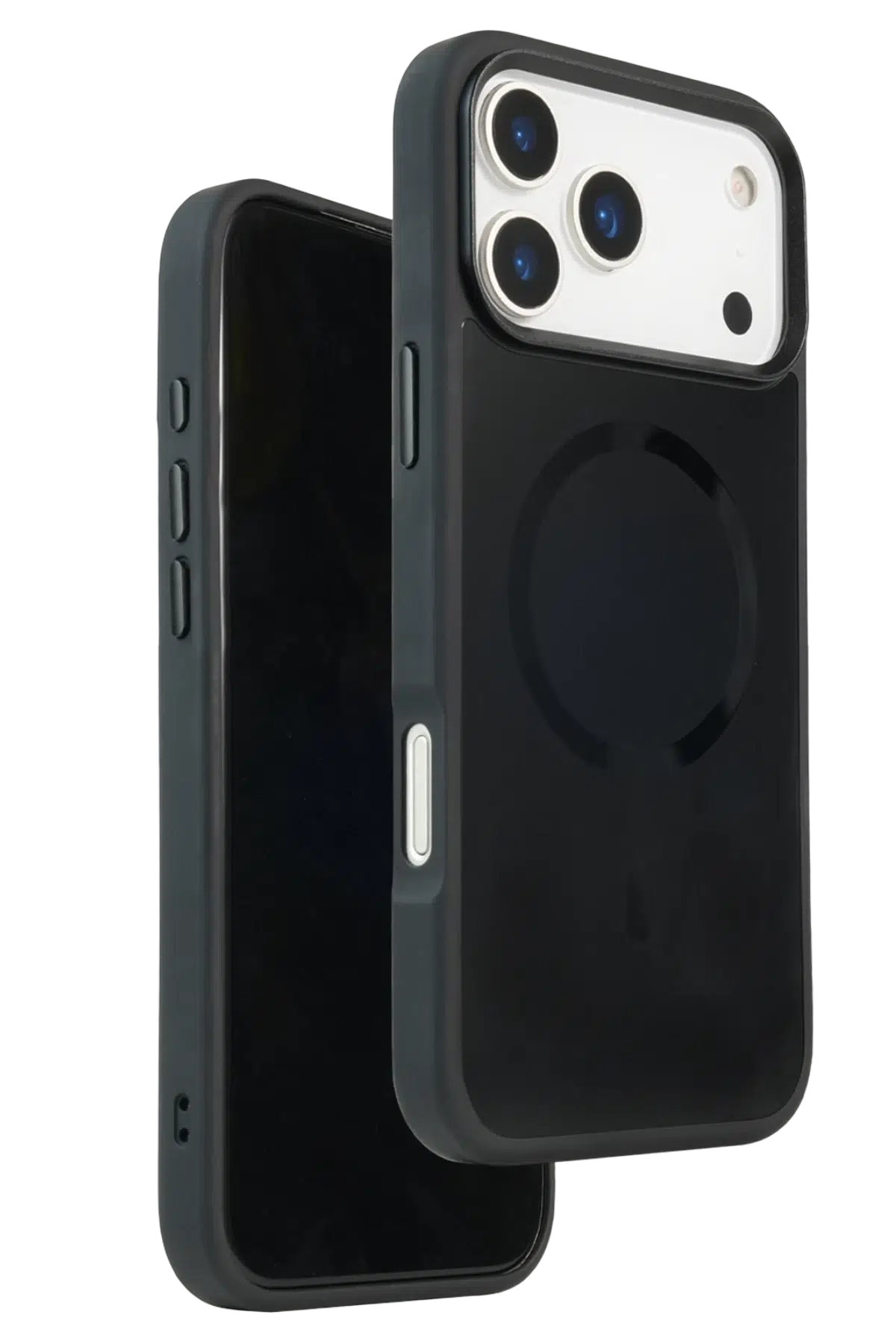 URR Apple iPhone 17 Pro Matte Pure Glass Magsafe Kapak - Siyah