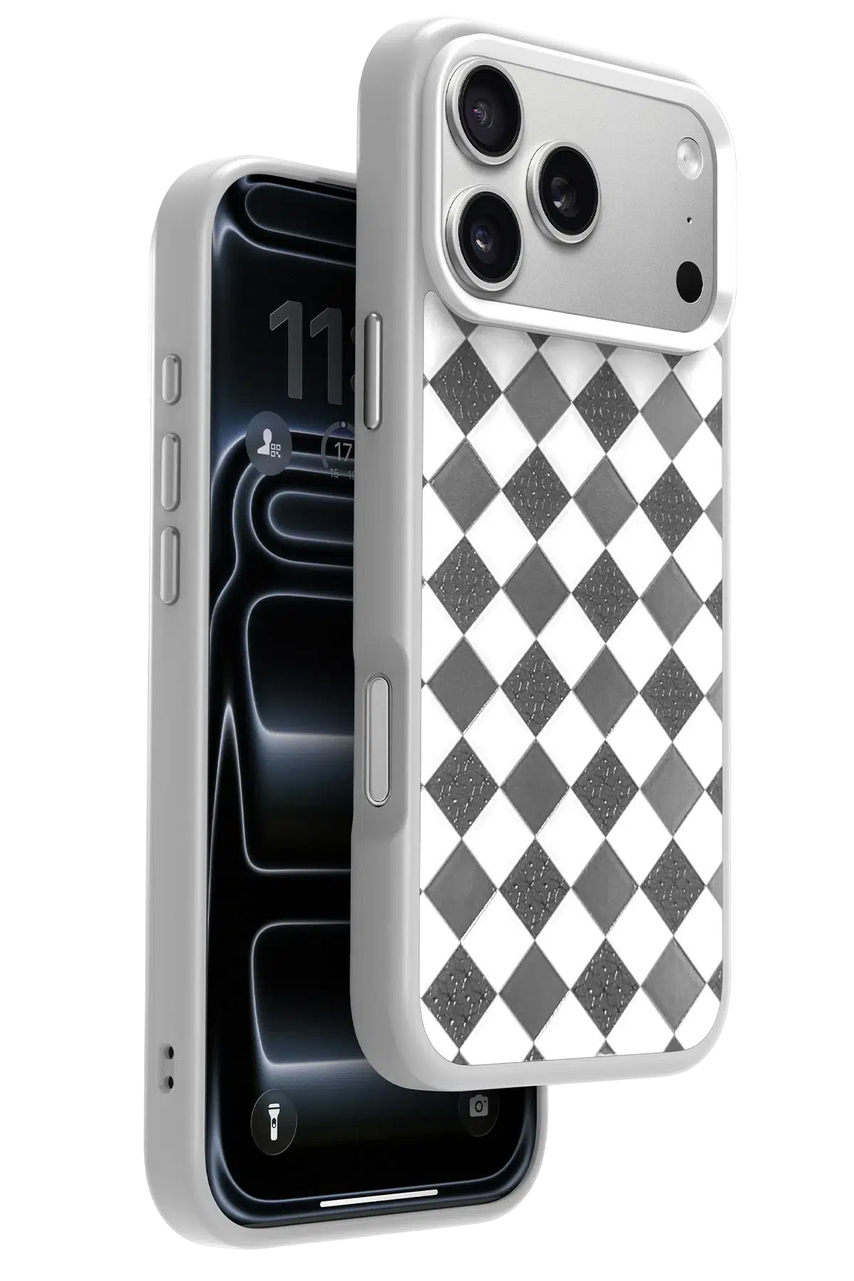 URR Apple iPhone 17 Pro Max Luxury Matte Glass Magsafe Kapak - Gri