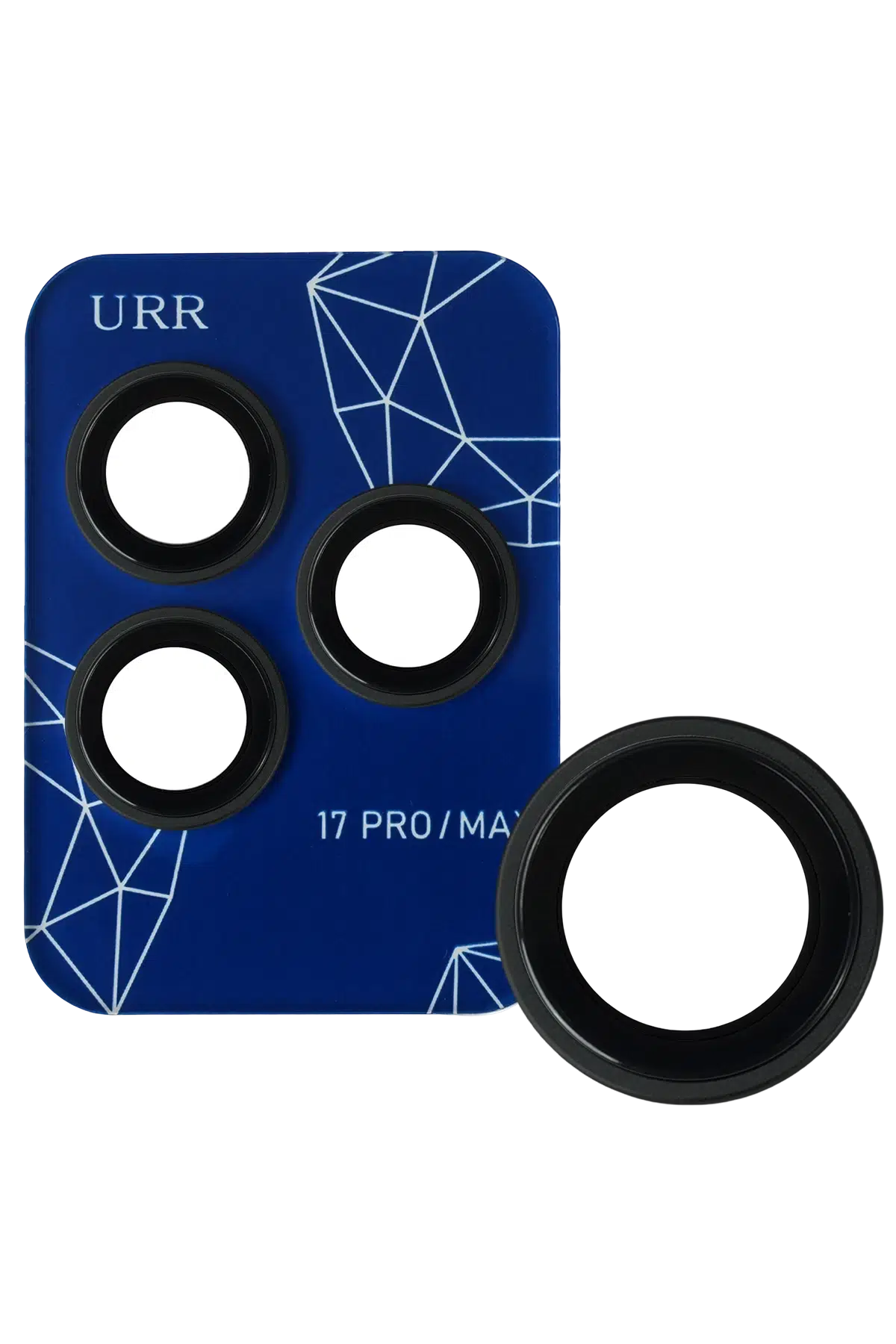 URR iPhone 17 Pro Max Sapphire PVDSS Kamera Lens Koruyucu - Natural Grey