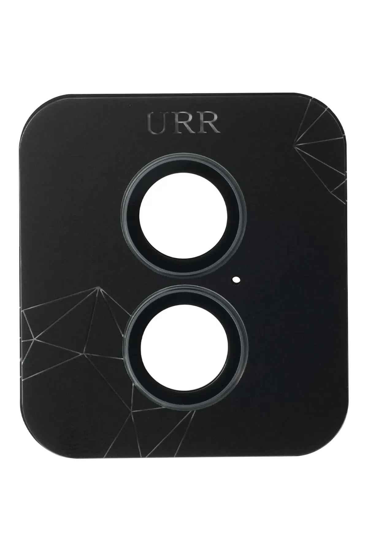 URR iPhone 17 Titanium Alloy AR Kamera Lens Koruyucu - Siyah