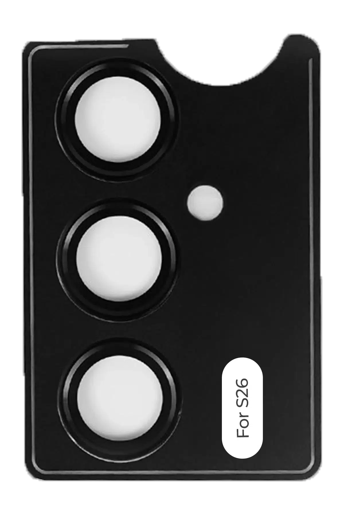 URR Samsung Galaxy S26 Plus AR Kamera Lens Koruyucu - Siyah