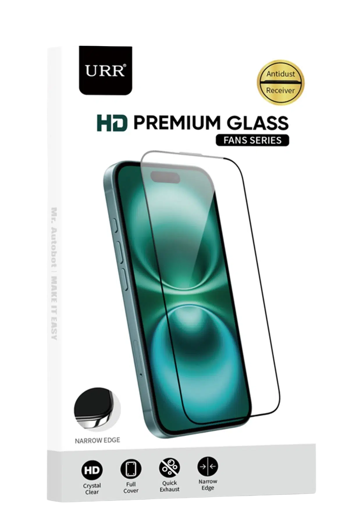 URR Samsung ile Uyumlu Galaxy S26 Ultra Fans Series Premium HD Cam Ekran Koruyucu - Siyah