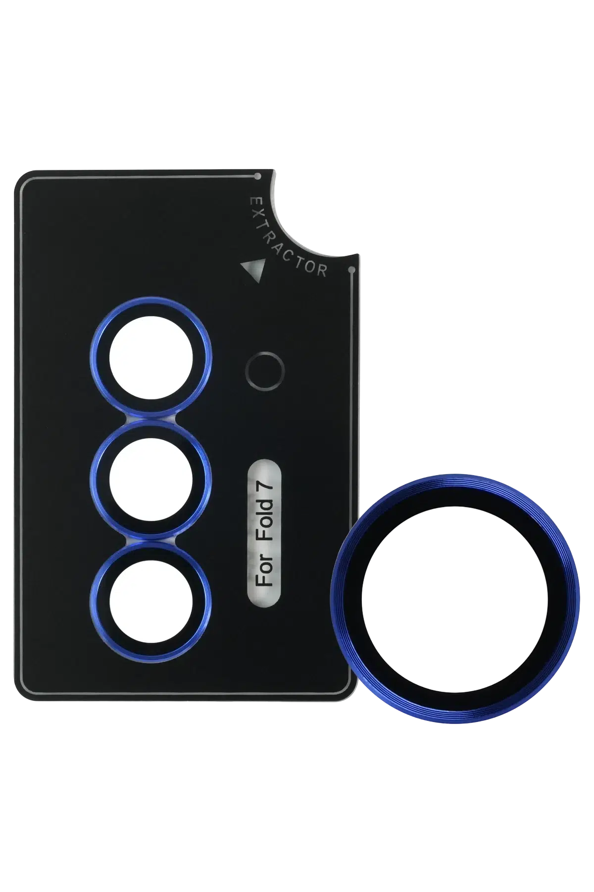 URR Samsung Galaxy Z Fold 7 AR Kamera Lens Koruyucu - Mavi