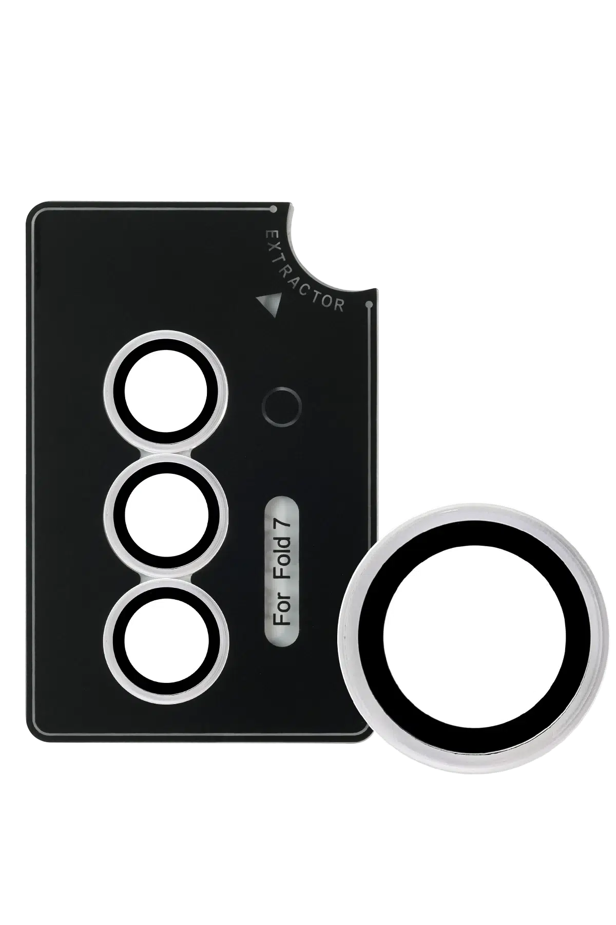 URR Samsung Galaxy Z Fold 7 AR Kamera Lens Koruyucu - Şeffaf
