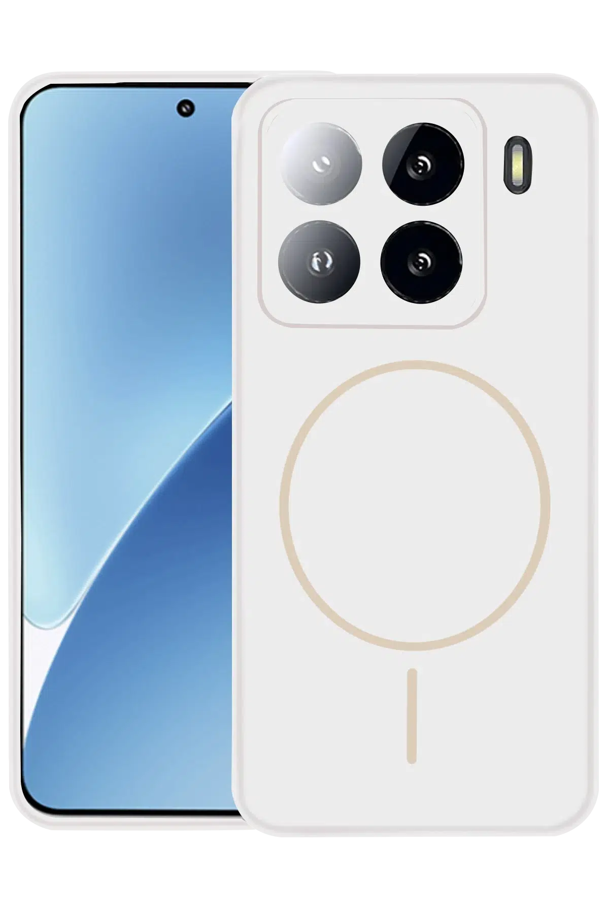 Xiaomi Mi 15 Pro Kılıf Jully Magsafe Kapak - Beyaz