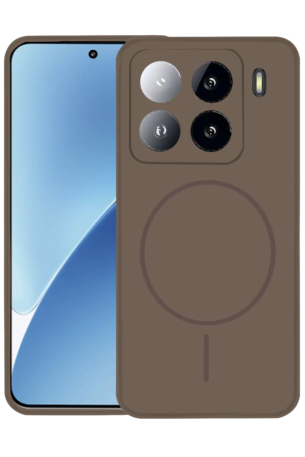 Xiaomi Mi 15 Pro Kılıf Jully Magsafe Kapak - Kahverengi