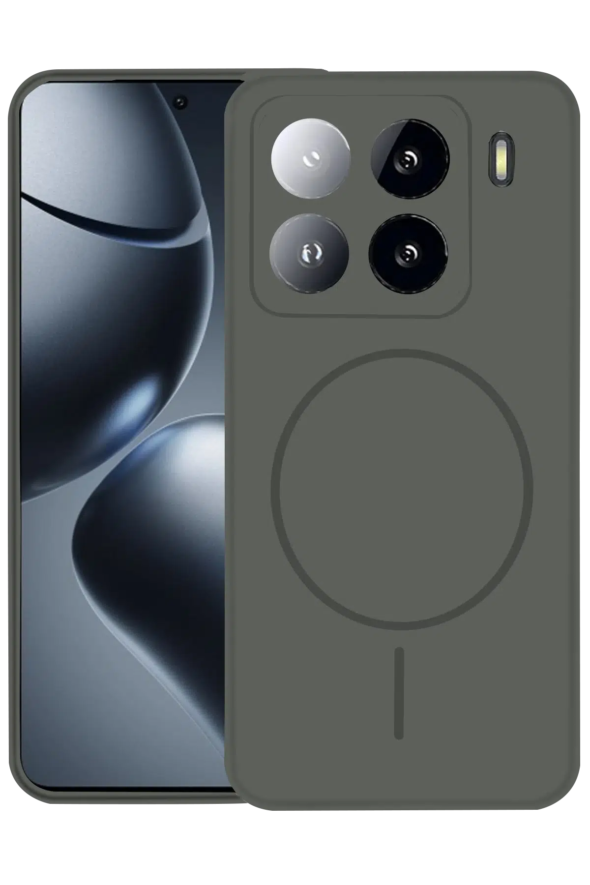 Xiaomi Mi 15 Pro Kılıf Jully Magsafe Kapak - Titan Gri