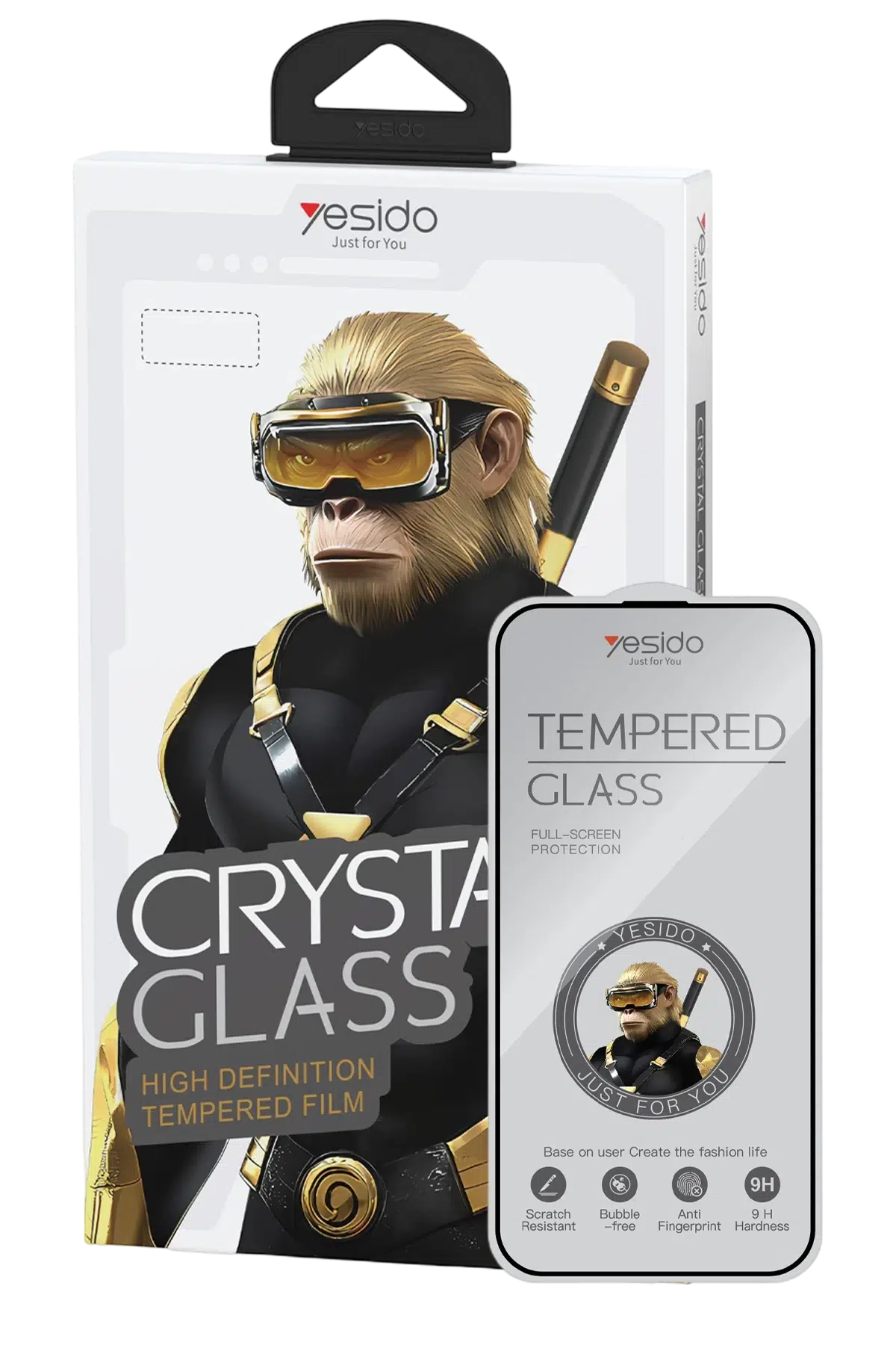 Yesido Apple iPhone 13 Pro Max TG26 Ultra Clear HD Cam Ekran Koruyucu - Şeffaf