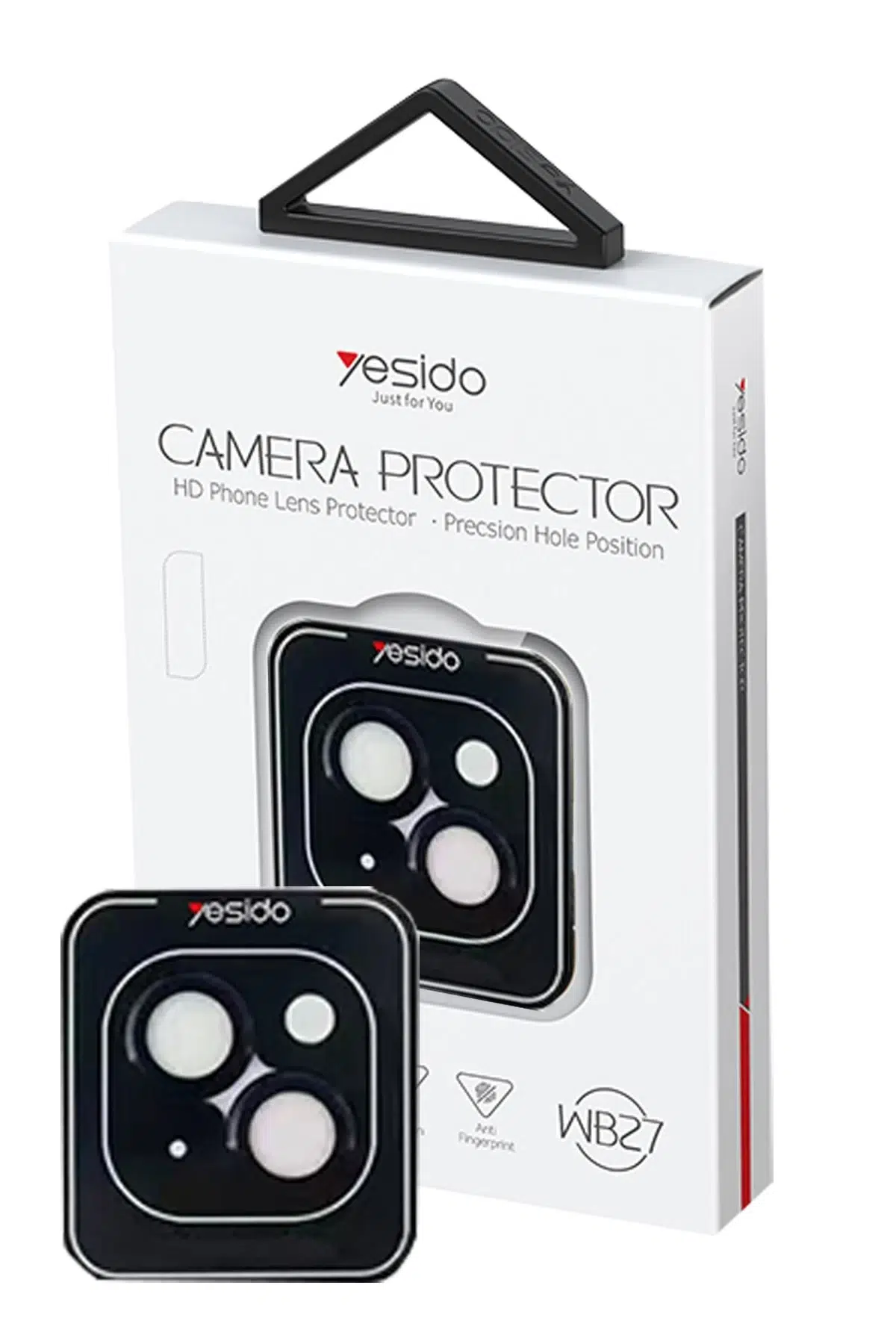 Yesido Apple iPhone 14 WB27 Metal Kamera Lens - Siyah