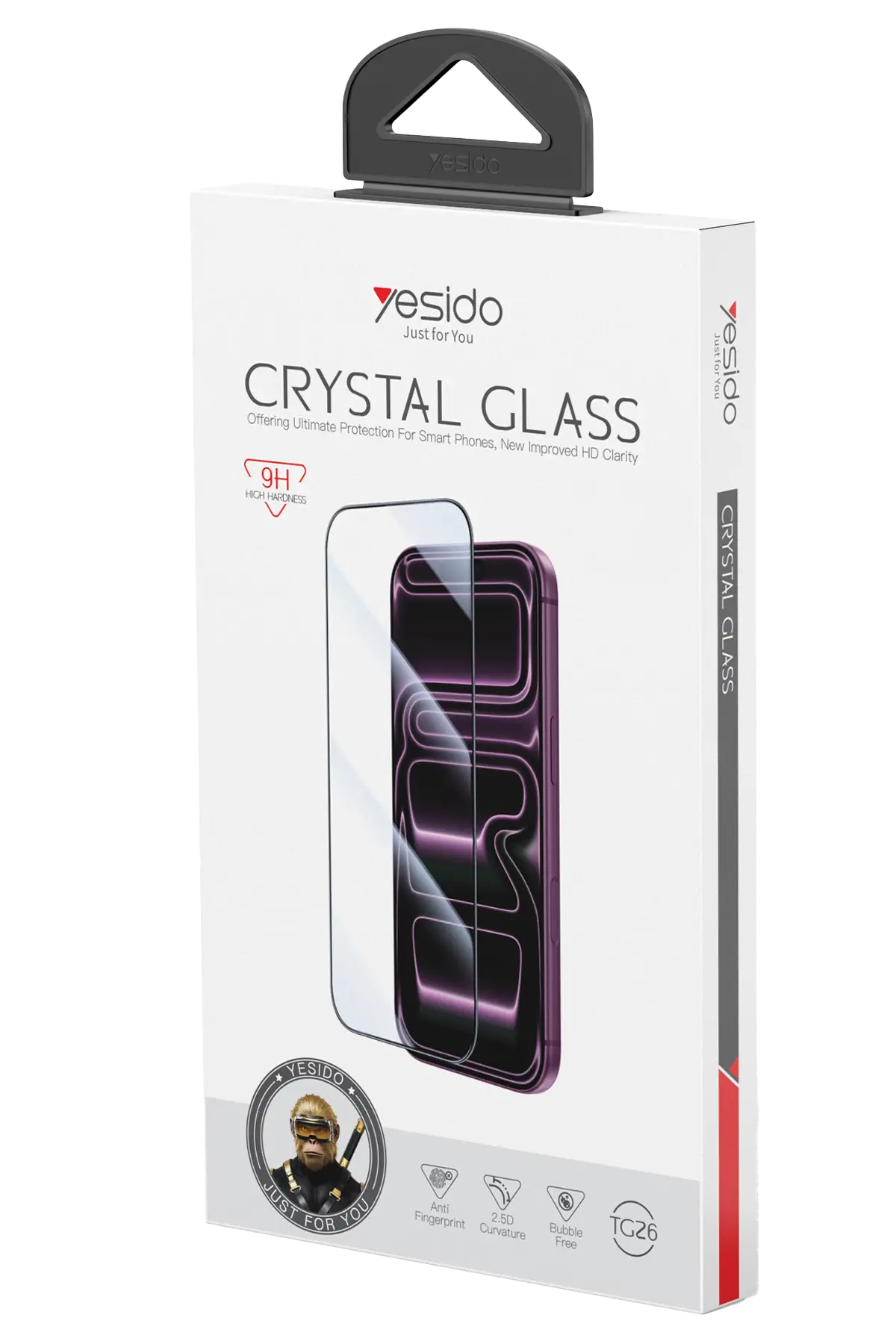 Yesido Apple iPhone 18 Pro/17 Pro TG26 Ultra Clear HD Cam Ekran Koruyucu