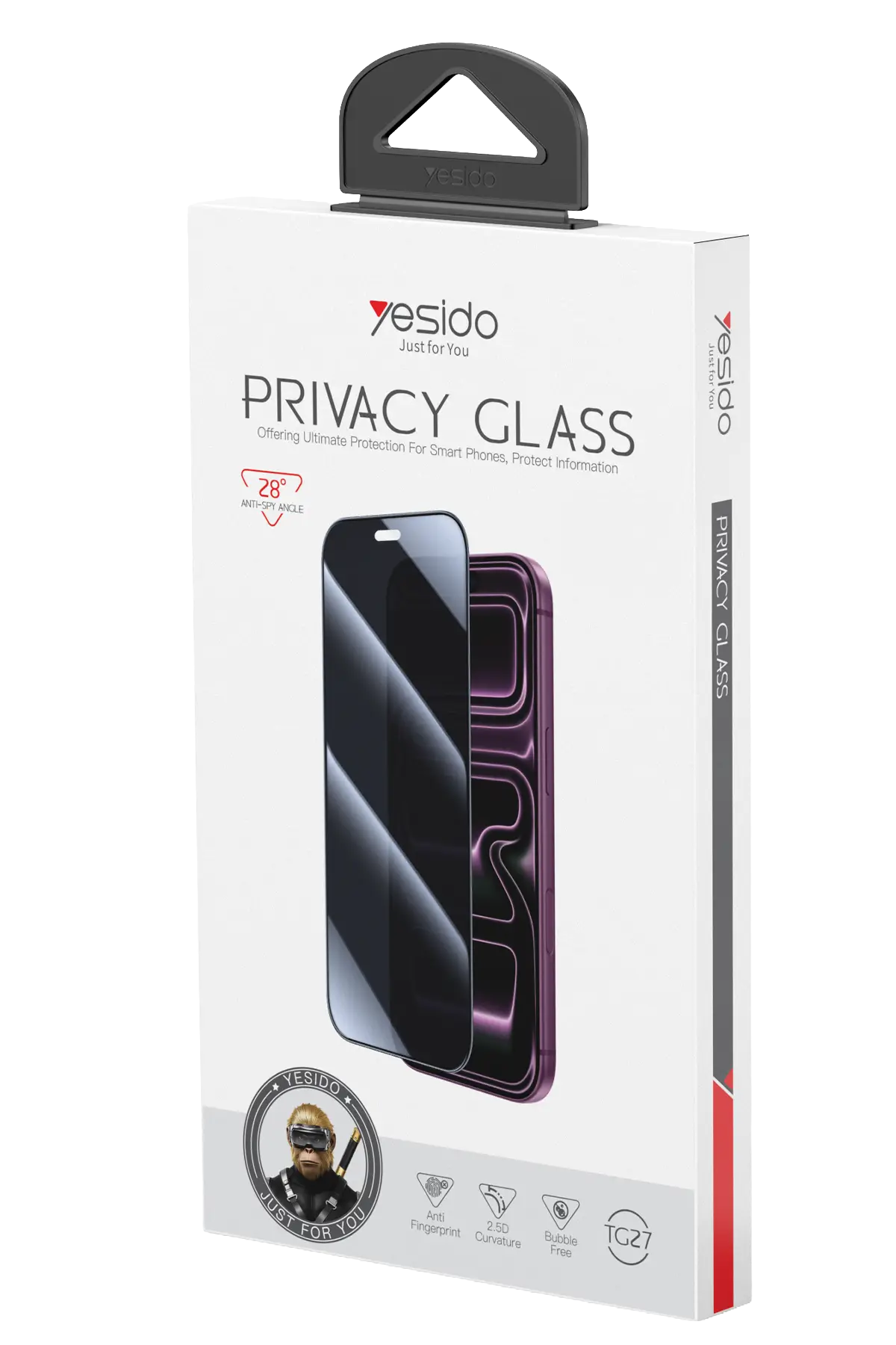 Yesido Apple iPhone 18 Pro Max TG27 Hayalet Cam Ekran Koruyucu