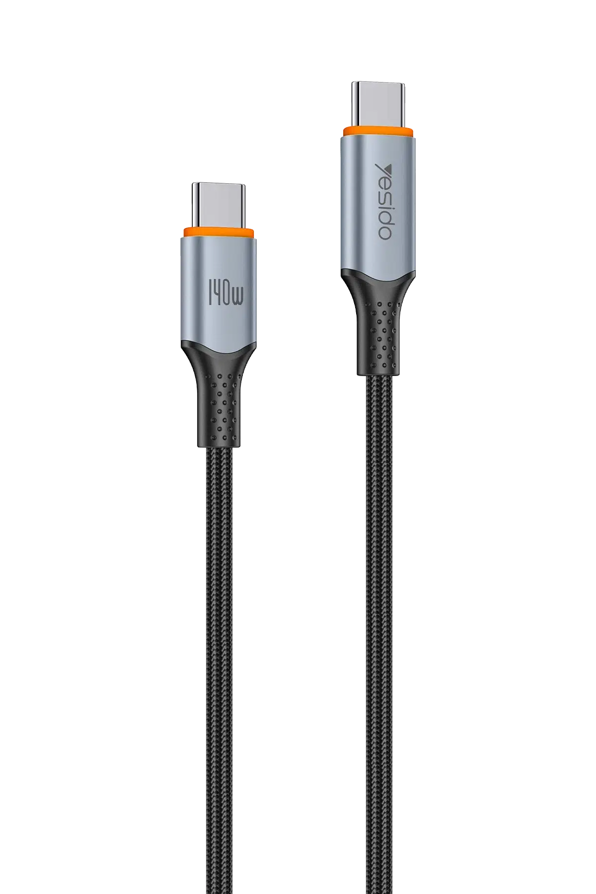 Yesido CA212 1M 140W Type-C to Type-C PPS Destekli Hızlı Şarj Kablosu - Siyah