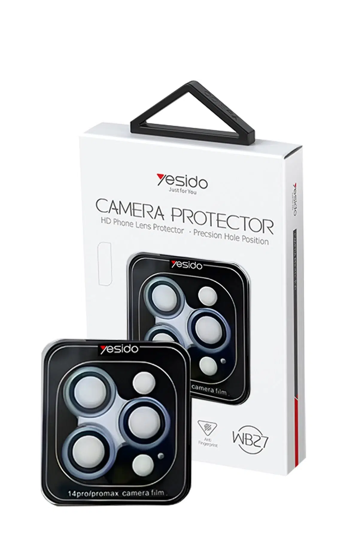 Yesido iPhone 15 Pro WB27 Metal Kamera Lens - Lacivert