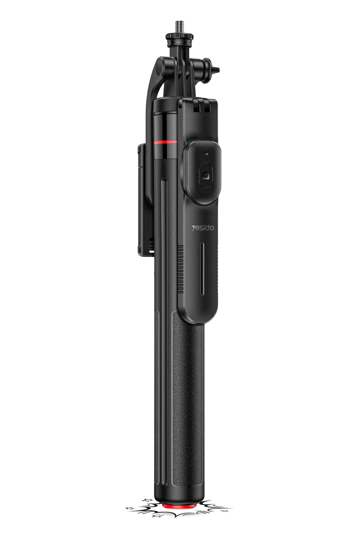 Yesido SF34 Bluetooth Kumandalı Tripodlu Selfie Çubuğu - Siyah