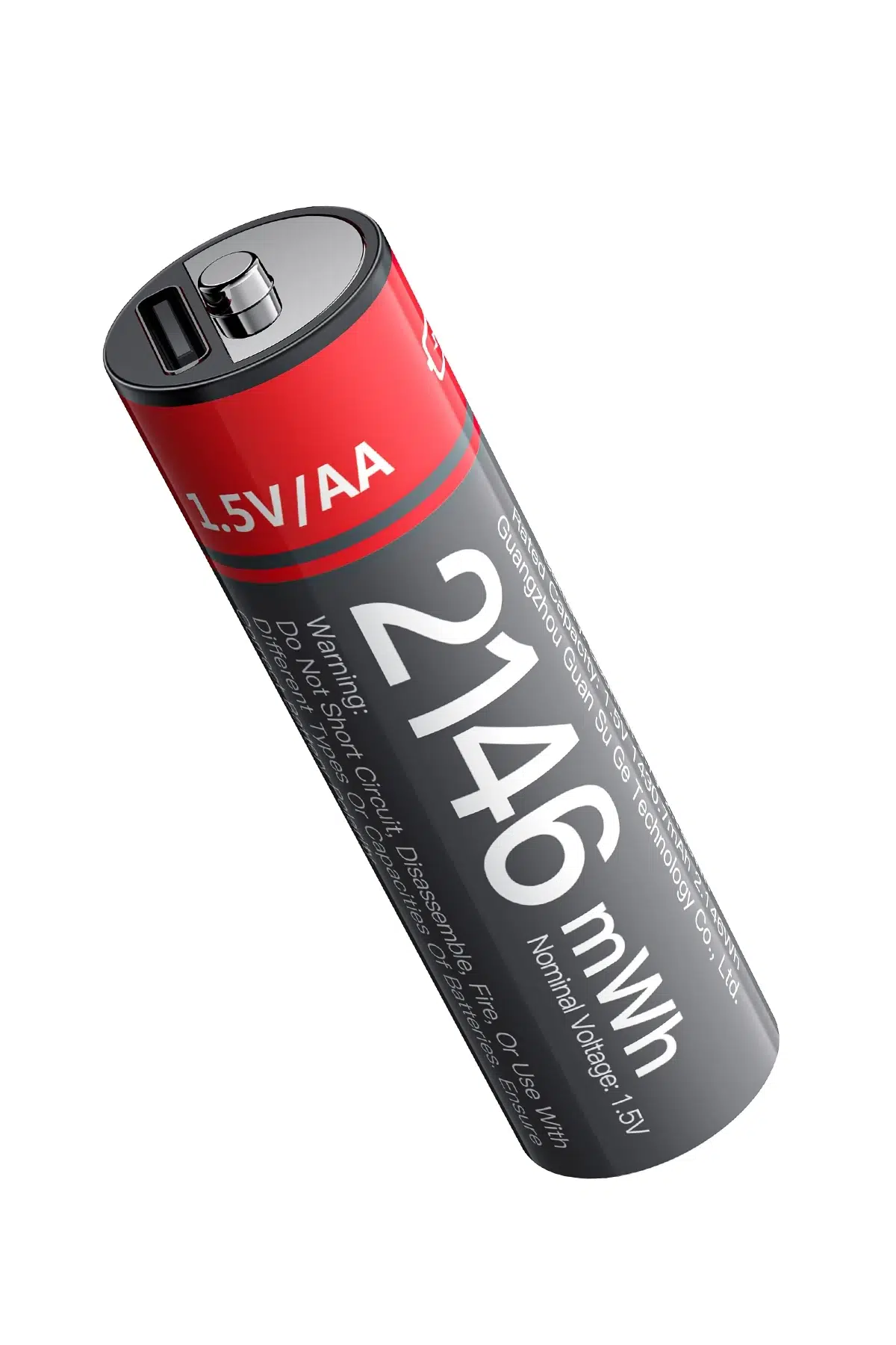 Yesido YP88 4 Adet Şarj Edilebilir Yüksek Verimli 1430 mAh 1.5V AA Pil - Siyah