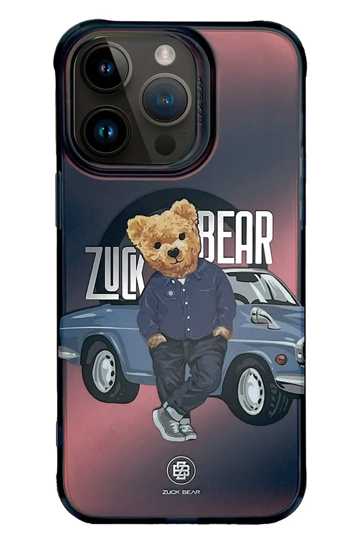ZuckBear Apple iPhone 15 Pro California Cool Magsafe Kapak - Car