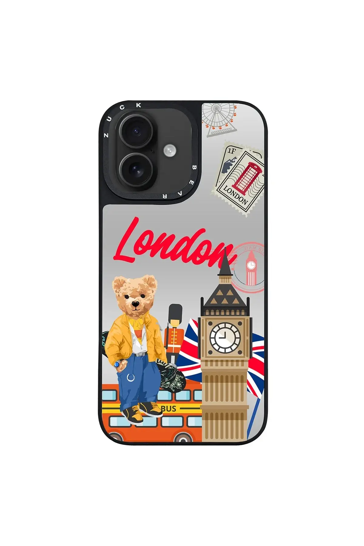 ZuckBear Apple iPhone 16 Benard Mirror Magsafe Kapak - London
