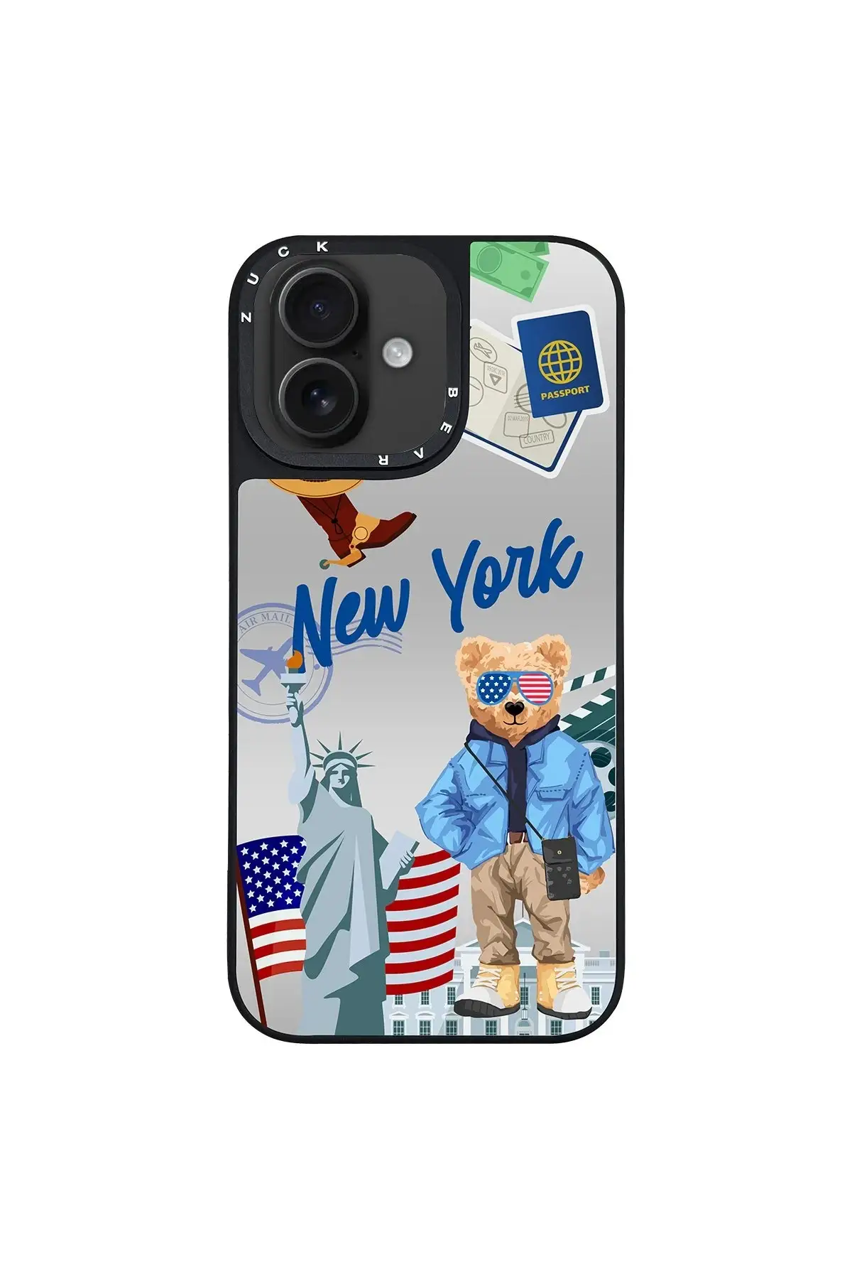 ZuckBear Apple iPhone 16 Benard Mirror Magsafe Kapak - New York