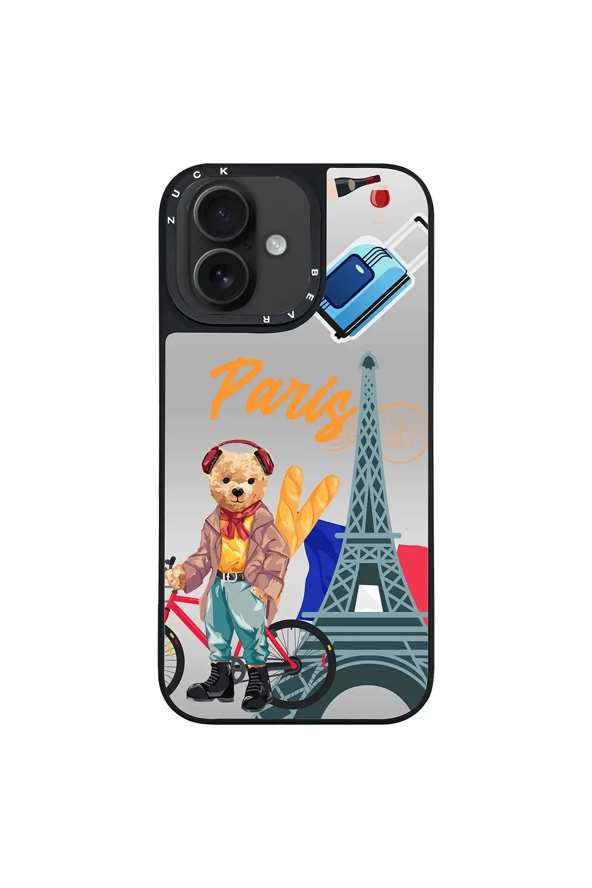 ZuckBear Apple iPhone 16 Benard Mirror Magsafe Kapak - Paris