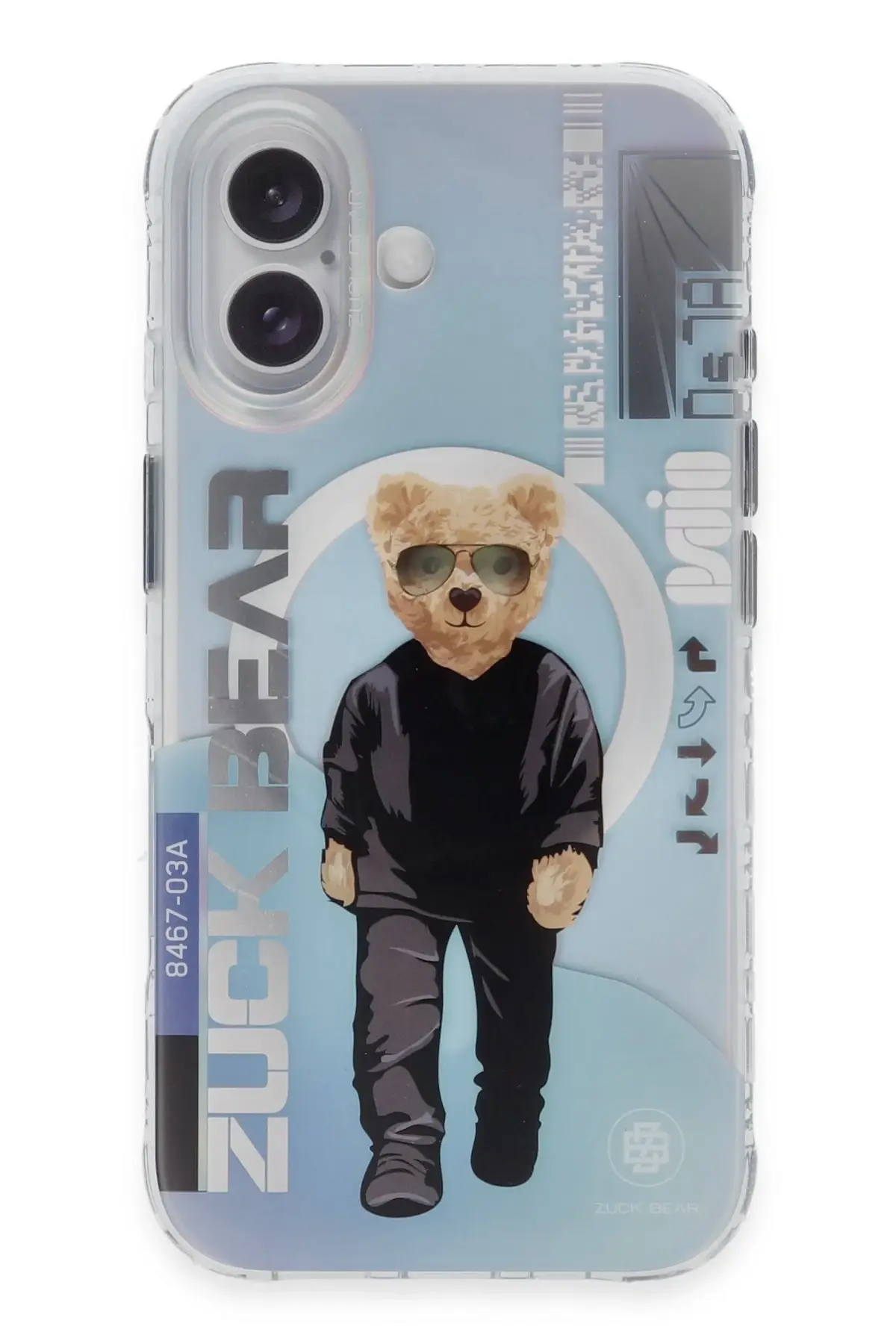 ZuckBear Apple iPhone 16 Berlin Boss Magsafe Kapak - Zwei Charm