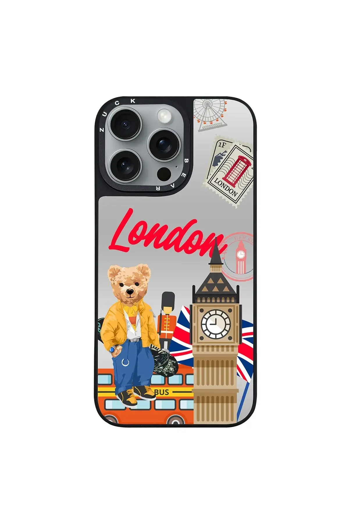 ZuckBear Apple iPhone 16 Pro Benard Mirror Magsafe Kapak - London