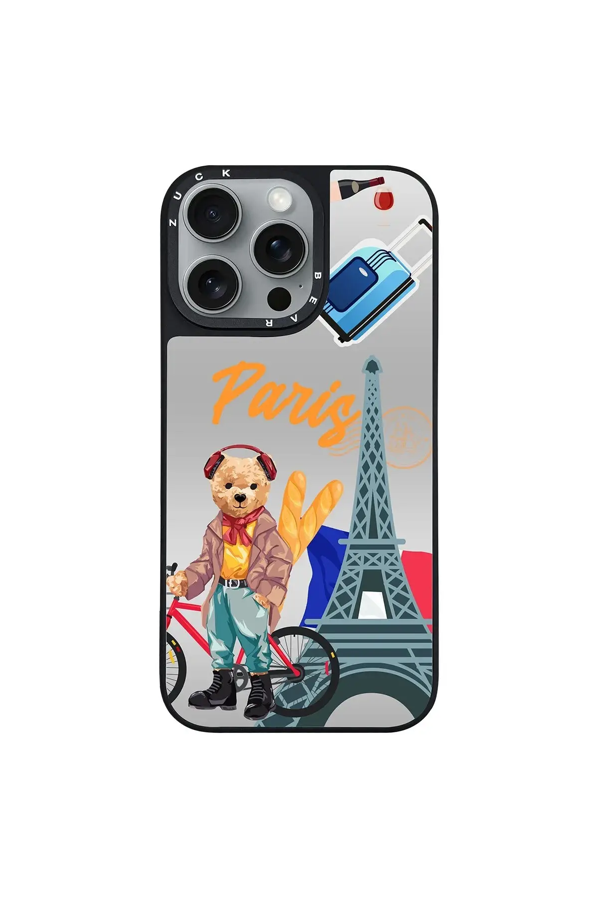 ZuckBear Apple iPhone 16 Pro Benard Mirror Magsafe Kapak - Paris