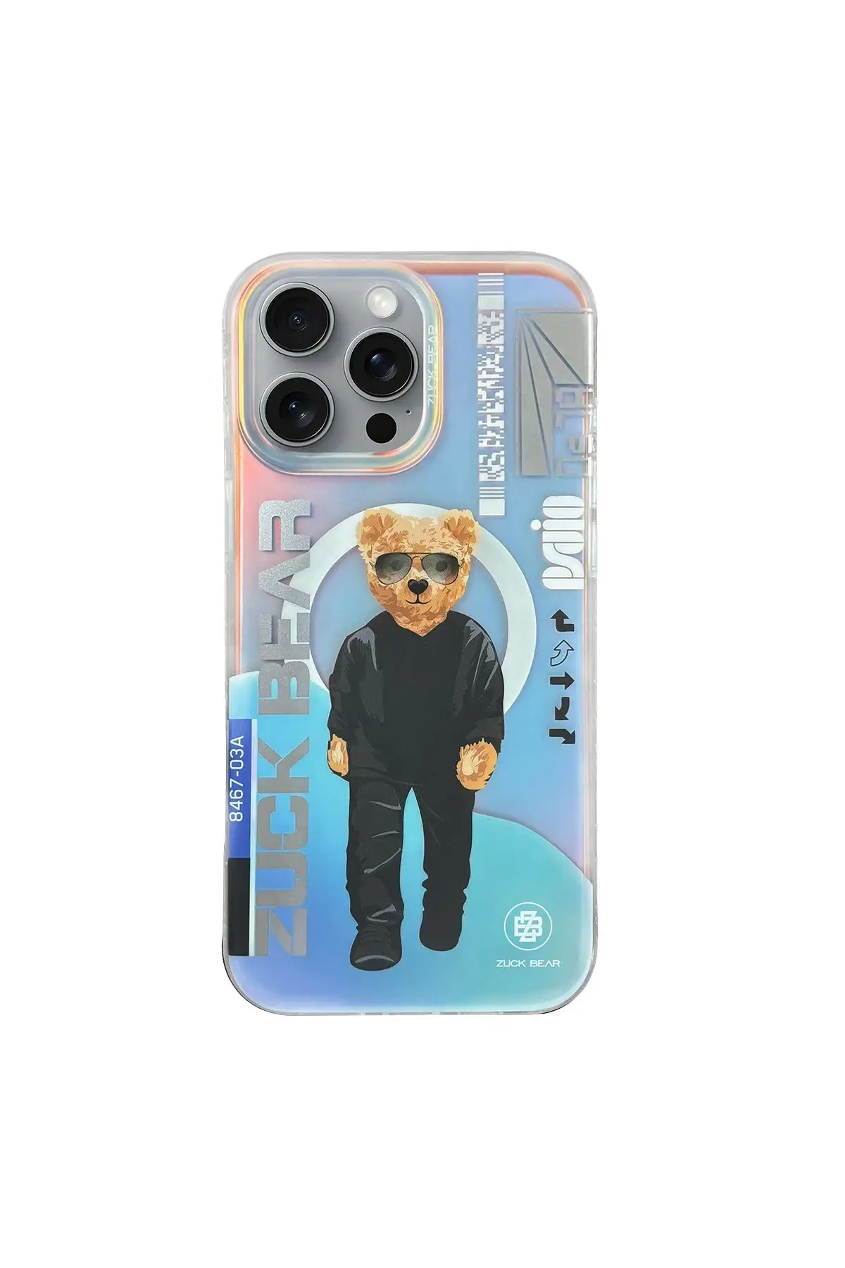 ZuckBear Apple iPhone 16 Pro Berlin Boss Magsafe Kapak - Zwei Charm