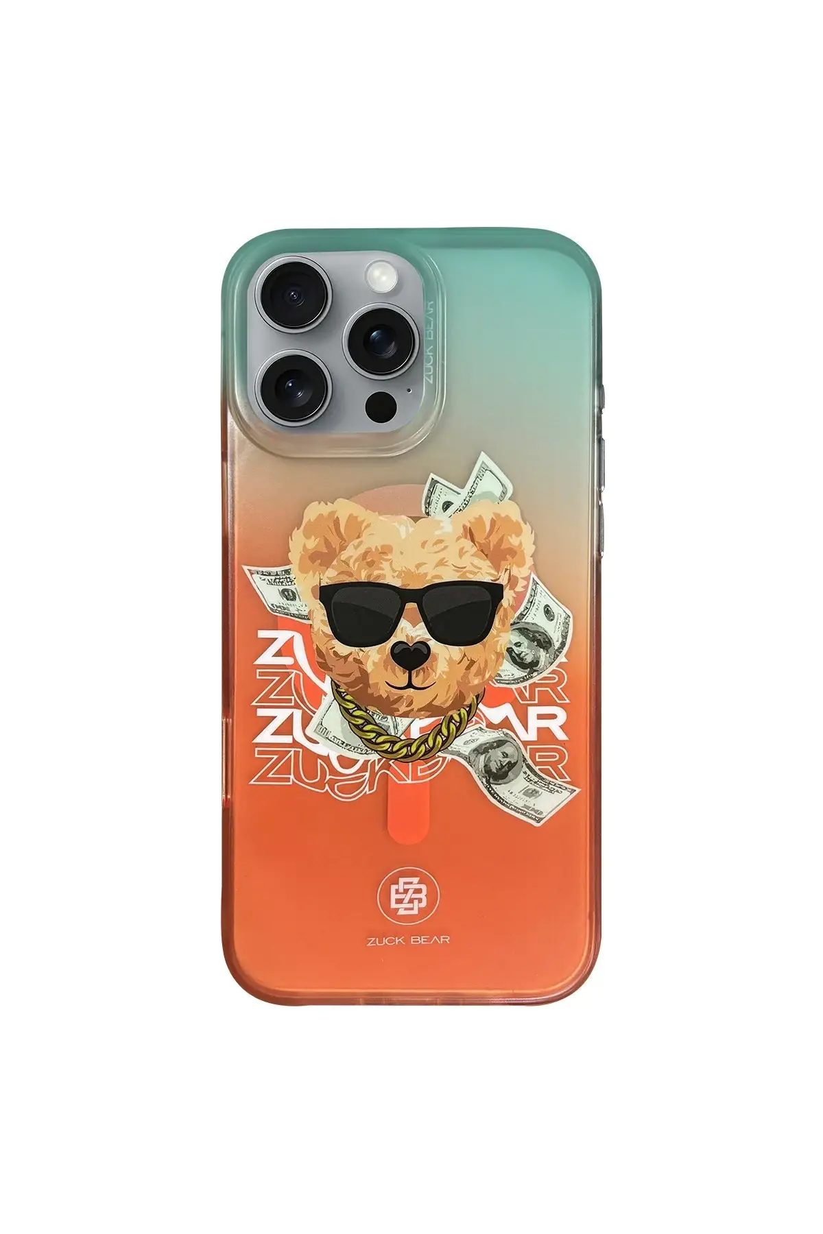 ZuckBear Apple iPhone 16 Pro Max Harold Magsafe Kapak - Turuncu